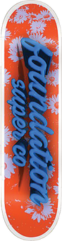 FOUNDATION 3D SKATEBOARD DECK-8.38 BLUE