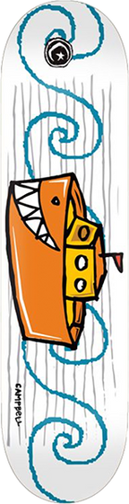 FOUNDATION CAMPBELL BOAT SKATEBOARD DECK-8.25