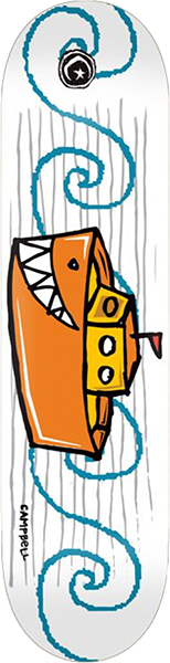 FOUNDATION CAMPBELL BOAT SKATEBOARD DECK-8.25