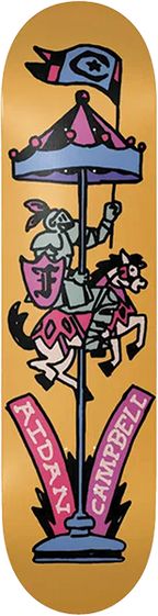 FOUNDATION CAMPBELL CAROUSEL SKATEBOARD DECK-8.25