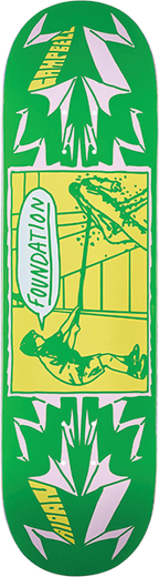 FOUNDATION CAMPBELL POKE SKATEBOARD DECK 8.5