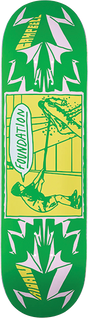 FOUNDATION CAMPBELL POKE SKATEBOARD DECK 8.5