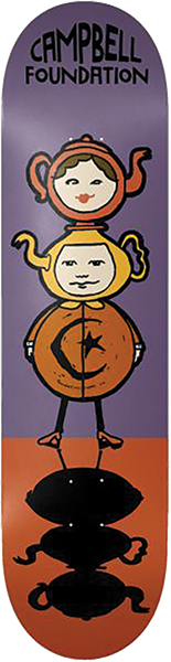 FOUNDATION CAMPBELL TEAPOT TOTEM SKATEBOARD-8.25