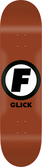 FOUNDATION GLICK CLASSIC F RUST SKATEBOARD DECK-8.0