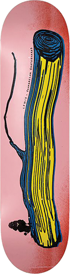 FOUNDATION LEWIS LOG SKATEBOARD DECK-8.25