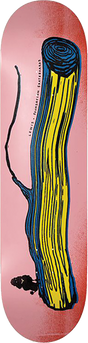 FOUNDATION LEWIS LOG SKATEBOARD DECK-8.25