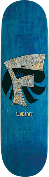 FOUNDATION LINDLOFF F STUFF SKATEBOARD DECK-8.5