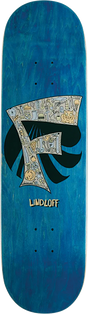 FOUNDATION LINDLOFF F STUFF SKATEBOARD DECK-8.5