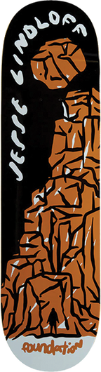 FOUNDATION LINDLOFF IMPENDING DOOM SKATEBOARD DECK-8.25