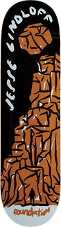 FOUNDATION LINDLOFF IMPENDING DOOM SKATEBOARD DECK-8.25