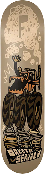 FOUNDATION SERVOLD MONSTER TRUCK SKATEBOARD DECK-8.5