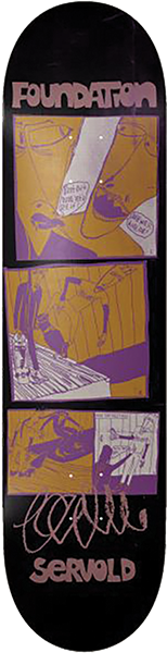 FOUNDATION SERVOLD THE MEETING SKATEBOARD-8.5