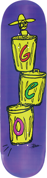 GEO TRASH CAN COWBOY DECK-8.0