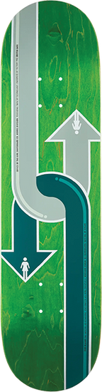 GIRL GASS DUAL DIRECTIONAL WR50D2 SKATEBOARD DECK-8.0