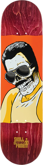 GIRL GEERING SKULL OF FAME WR50D2 SKATEBOARD DECK-8.12