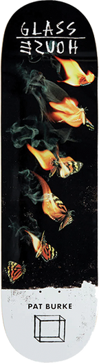 GLASS HOUSE BURKE BUTTERFLY SKATEBOARD DECK-8.5