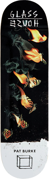 GLASS HOUSE BURKE BUTTERFLY SKATEBOARD DECK-8.5