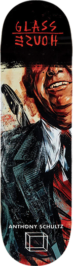 GLASS HOUSE SCHULTZ BACKSTABBER SKATEBOARD DECK-8.5