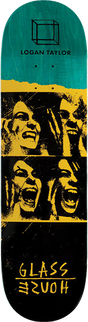 GLASS HOUSE TAYLOR POSSESSED SKATEBOARD DECK-8.37 YELLOW
