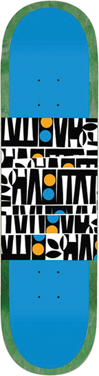HABITAT ARTISAN APEX STACKED SKATEBOARD DECK-8.12 BLUE