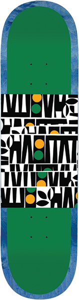 HABITAT ARTISAN APEX STACKED SKATEBOARD DECK-8.37 GREEN