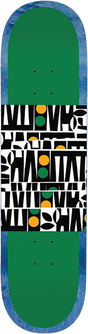 HABITAT ARTISAN APEX STACKED SKATEBOARD DECK-8.37 GREEN