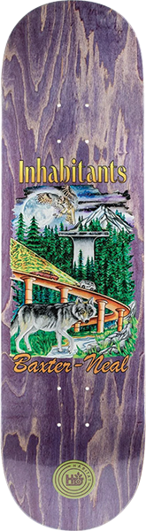 HABITAT BAXTER NEAL INHABITANTS SKATEBOARD DECK-8.5
