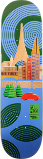 HABITAT GILLETTE MICROPOLIS SKATEBOARD DECK-8.25