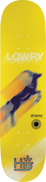 HABITAT LOWREY SPEED TEST SKATEBOARD DECK-8.25