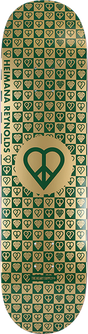 HEARTAGRAM REYNOLDS TRINITY SKATEBOARD DECK-8.25 GOLD FOIL