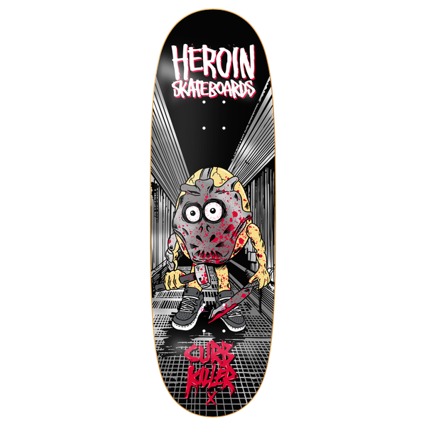HEROIN CURB KILLER X SKATEBOARD DECK-10.0
