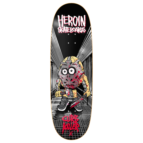 HEROIN CURB KILLER X SKATEBOARD DECK-10.0