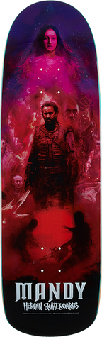 HEROIN MANDY POSTER SKATEBOARD DECK 9.6X31.9