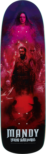 HEROIN MANDY POSTER SKATEBOARD DECK 9.6X31.9