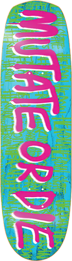 HEROIN MUTATE OR DIE TEAM SKATEBOARD DECK-8.7