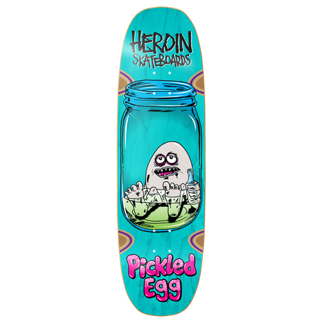 HEROIN PICKLED EGG SKATEBOARD DECK-9.0