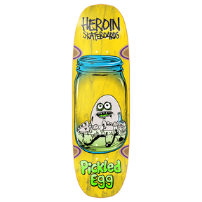 HEROIN PICKLED EGG SKATEBOARD DECK-9.38
