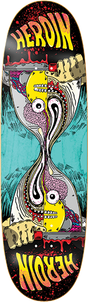 HEROIN RAZOREGG ANATOMY MERGED SKATEBOARD DECK-9.25X32.25