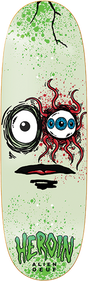 HEROIN SPACE EGG 3 SKATEBOARD DECK-10.0 w/ grip