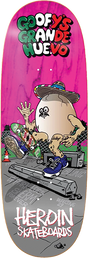 HEROIN ALVAREZ GOOFY'S GRANDE EGG SKATEBOARD DECK10.7x32.4