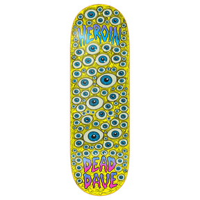 HEROIN DEAD DAVE EYES SKATEBOARD DECK-10.0 w/grip