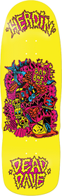HEROIN DEAD DAVE TRAINLINES SKATEBOARD DECK-10.12X32.3