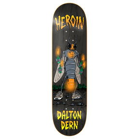 HEROIN DERN BUG SKATEBOARD DECK-8.38 w/grip