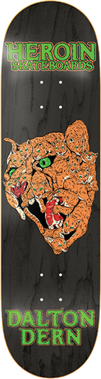 HEROIN DERN PANTHER SKATEBOARD DECK-8.5