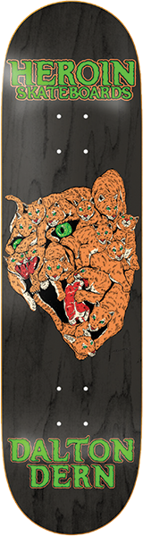 HEROIN DERN PANTHER SKATEBOARD DECK-8.5