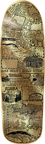 HEROIN QUESTIONS GOLD RUSH SKATEBOARD DECK-10X32.25
