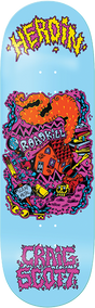 HEROIN QUESTIONS SCRAP METAL SKATEBOARD DECK-10.0