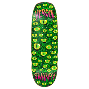 HEROIN SWAMPY EYES SKATEBOARD DECK-10.0