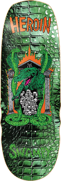 HEROIN SWAMPY KNOCK OFF SKATEBOARD DECK-10.6X32.1