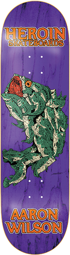 HEROIN WILSON FISH SKATEBOARD DECK-8.75